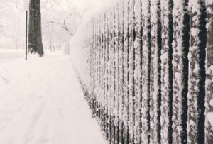 Winter Fence Installation