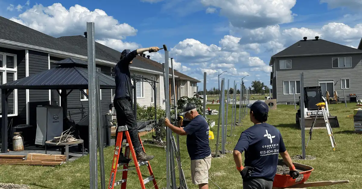 Fence installation