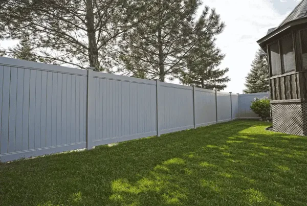 Vinyl fencing