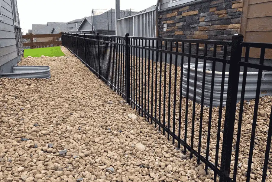 Iron fencing