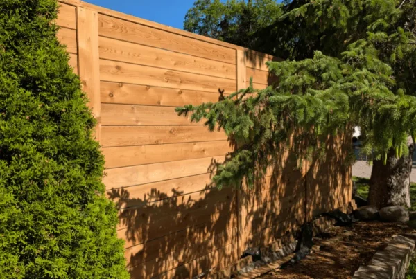 Horizontal Wood Fence