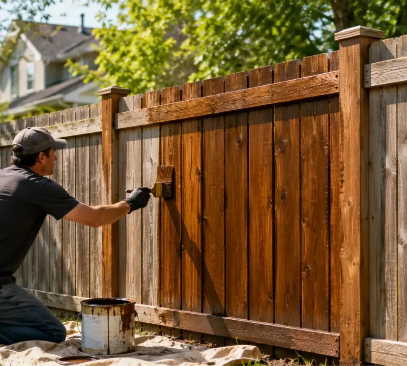 How Often Should You Stain or Paint a Wood Fence