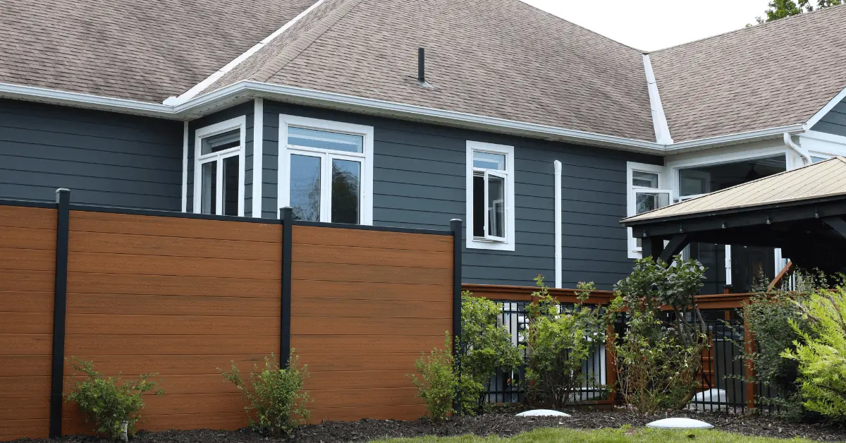 Modern Composite Fence