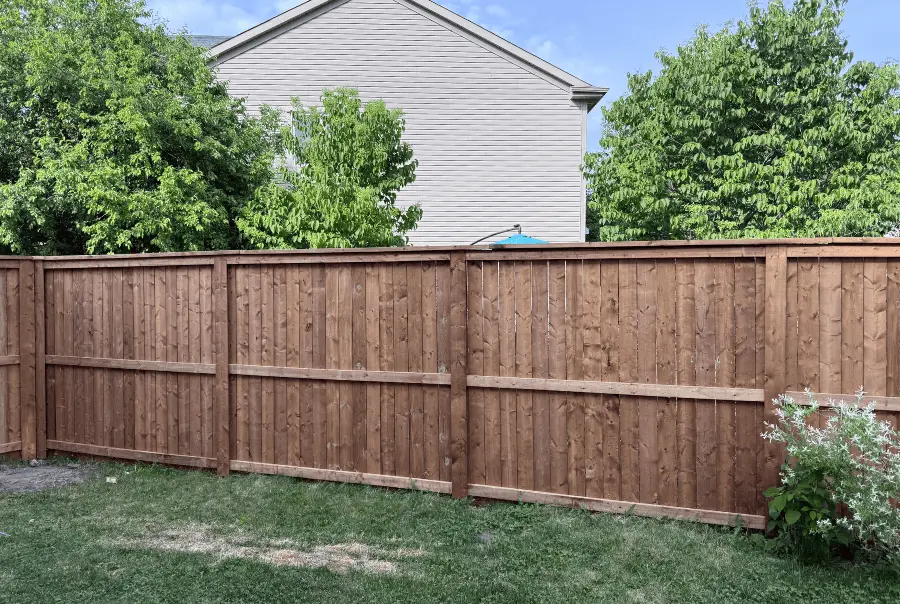 Pressure Treated Wood Fence