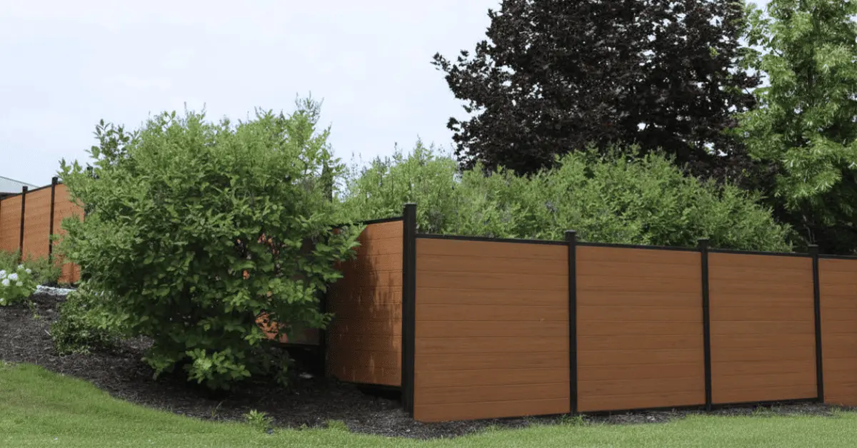 Teak Composite Fence